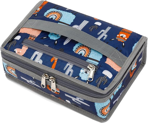 FlowFly Small Insulated Lunch Box, Portable Soft Bag Mini Cooler Thermal Meal Tote Kit for Work & School (Alpaca)