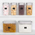 6 24 Vtopmart Airtight Food Storage Containers Pieces - Plastic BPA Free Kitchen Pantry Storage Containers