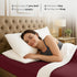 Utopia Bedding Queen Fitted Sheet - Deep Pocket Soft Microfiber Bottom Sheet, Red Burgundy, Easy Care