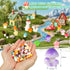 WEIZEW 100pcs Mini Mushrooms Tiny Resin Mushrooms Miniature Little Small Mushroom Figures Bulk for for Micro Fairy