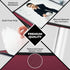 Dunwell Photo Album 8x10 (Ruby) - 24 Clear Sleeves, Black Mounting Paper, Professional Photography Book