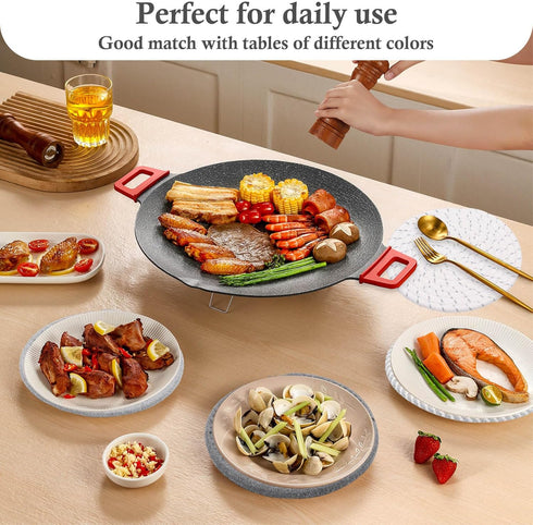 7" Trivets for Hot Dishes, 4 Heat Resistant Hot Pads for Kitchen, Hot Plate Mats for Countertops and Home Essentials