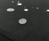 CozyLounge 24"x24"x4" (2 Indoor Outdoor Water Repellent High UV Resistant Patio Chair Cushion Cover (Just Black