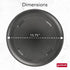 GoodCook AirPerfect Nonstick 16” Pizza Pan, Perforated Round Pizza Tray for Oven, Carbon Steel Baking Pan