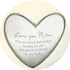 Pavilion Gift Company Mom-12 Royal Plush Love You Mom Soft Memory Foam Travel Neck Pillow, 12", Cream