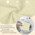2 Set ELFJOY Rocking Chair Cushion Large Rocking Chair Pads with Ties Premium Linen High Back and Seat Cushion Piece