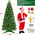 8 4 100 18 3D Remote Mode & Timer Ft Mini Christmas Tree with Warm White & Multi Color Change Lights DIY Balls