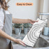 Extra Large Silicone Baking Mat 16" x 24", Black Pastry Mat with Measurement for Pie Crust, Pizza, Cookies - BPA Free
