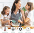 Silicone Kitchen Cooking Utensils Set, 5 Pcs Heat Resistant Spatula Set for Baking Cooking Mixing, Dishwasher Safe