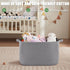 65L (19.7"x15.7"x11.8") Cotton Rope Large Blanket Basket for Living Room, Kids Room & Laundry, Storage Basket