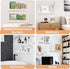 upsimples 4 Pack Acrylic Shelves for Wall Storage, 15" Floating Bookshelves for Kids, Room Decor