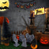 12 Pcs Miniature Resin Tombstones, Mini Gravestone Figurines, Multiple Sizes for Mini House Graveyard Scene, Halloween