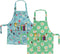 BeeGreen Kids Cooking Aprons with Adjustable Strap, Front Pocket Kitchen Aprons for Toddler Painting & Baking