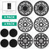 Studio Cornelia's 6 Decorative Heat Resistant Silicone Trivet Mats for Hot Pots and Dishes + 4 Coasters