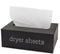 AuldHome Farmhouse Dryer Sheet Dispenser (Black) - Enamelware Fabric Softener Sheet Holder for Countertop Laundry Room.