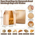 2 Pack 10 Reusable Bread Bags for Homemade Bread Sourdough, XL Bread Bag with Zipper, Pcs Large Paper Bags with Window
