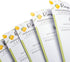 OUTSHINE 6 x 9 Lemons Hardcover Recipe Binder: Blank Recipe Binder to Write Your Own Recipes