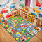 Car Rug for Kids Playroom - Road Rug for Boys Room Kids