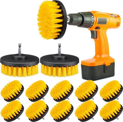 Remerry Multi-Purpose Drill Brush Set, Power Scrubber Cleaning Kit with Drill Scrubber Brushes for Bathroom, Kitchen,