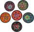 Decorative Turkish Ceramic Bowl Set of 6, Handcrafted Pinch Sauce Dipping Bowls, Multicolor