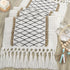 36 inches, yuboo Boho Table Runner, Short Spring Coffee Table Runner Macrame Dresser Runner Scarf for Nightstand