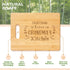 Unique Personalized Engraved Bamboo Cutting Board for Grandma, Perfect Birthday & Christmas Gift