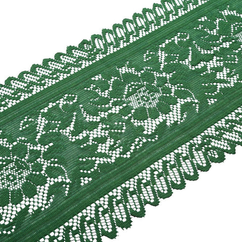 13 35 Inch mookaitedecor Lace Table Runner for Wedding Party Coffee Table Decor Green, x