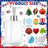 4th Set 9 Gejoy Seasonal Soap Dispenser Patriotic of July Magnetic Interchangeable - Ceramic Hand Soap Dispenser