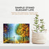 TR-LIFE 4 Pack 6 Inch Plate Stands for Display, Black Metal Frame Holder for Picture, Book, Photo