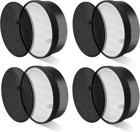 LV-H132 Replacement Filter for LEVOIT LV-H132 Air Purifier, 3-in-1 H13 True HEPA, 4 Pack