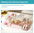 Vtopmart 7 PCS Clear Drawer Organizers, 4-Size Stackable Makeup and Vanity Drawer Organizer Trays