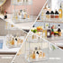 TENDER EPOCH 2-Tier Counter Countertop Bathroom Organizer Storage, Dresser Organizer Vanity Tray for Makeup, Perfume