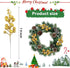 LEBERY 14Pcs 7.8 Inch Gold Christmas Glitter Berries Stems Christmas Tree Picks Artificial Christmas Picks Stems Faux