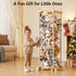 70+ COSYLAND Large Stuffed Animal Storage Organizer for Kids, Wooden Plush Toy Holder with Top Rope Clips, Elastic