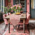 72 inch Blush Pink Table Runner Triangular End, Spring Mother's Day Fluffy Faux Fur Dresser Runners for Bedroom, Coffee