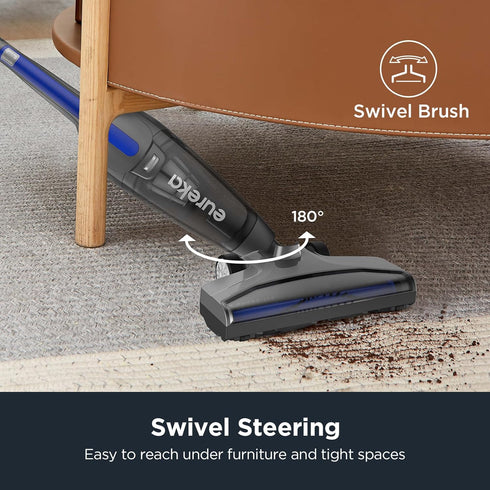 Eureka NES312 Corded Stick Vacuum Cleaner, Lightweight Pet Hair Cleaner with Powerful Suction for Carpet and Hard