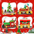 Uhqajd 2026 Set, 24 Countdown 777 Advent Calendar Christmas Train Building Blocks Boxes Christmas with Dual-Sided