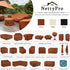 2 Pack 4-6 28 35 45 inch, NettyPro Stackable Chair Covers Waterproof Outdoor Stack Chairs Cover Patio Furniture