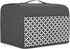 Yarwo Gray with Grid 2 Slice Toaster Cover, Nylon, Fits Most Standard 2 Slice Toasters, Pockets & Top Handle