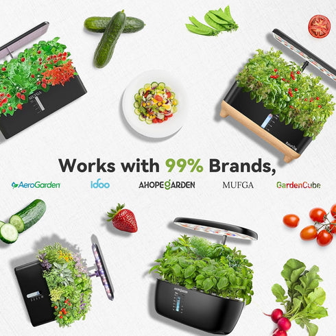 7-Pods (350+ inbloom Fruit Seed Pod Kit for AeroGarden, Ahopegarden, GARDENCUBE, MUFGA, iDoo Hydroponics Growing