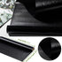 VELIMAX Total Blackout Window Film, Silk Black Decorative Privacy Film, Removable Window Tint 100% Room Darkening