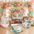 3 Amyhill Pcs Large Wonderland Tea Party Decorations Wonderland Garden Yard Sign Teapot Teacup Tea Bowl Cardboard