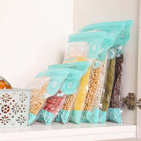 Sous Vide Bags Reusable, BPA Free Vacuum Sealer Bags, Double-sided 20C, 20pcs Vacuum Zipper Bags for Cooking