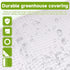 NoderLoya 16Mil Grommets 10ft*20ft) Greenhouse Cover,Clear Greenhouse Plastic Covering, Thickness Heavy Duty Clear tarp