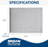 Broan-NuTone BP29 Aluminum Range Hood Kitchen Exhaust Grease Filter, 1 Count