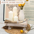 Counter EOSAHR Farmhouse Riser for Room Decor : Decorative Pedestal Stand For Display Your Home Decorations