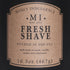 16.5 oz 60 Manly Indulgence Fresh Shave Jar Candle - Musk, Vanilla & Bergamot - Woodsy Amber & Cedarwood - Up to Hour