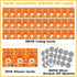 36PCS Thanksgiving Scratch Off Game Cards - Maple Pumpkin Turkey Scratch Off Cards Fall Festival Raffle Card