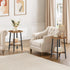 2-Tier 15.7"L 15.7"W 24"H, BF181BZ01 HOOBRO Square Side Table, Small Sofa End Table, Modern Simple Nightstand