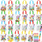 Chunful 48 Pieces Coloring Goodie Gift Bags for Kids Birthday Party Reusable
